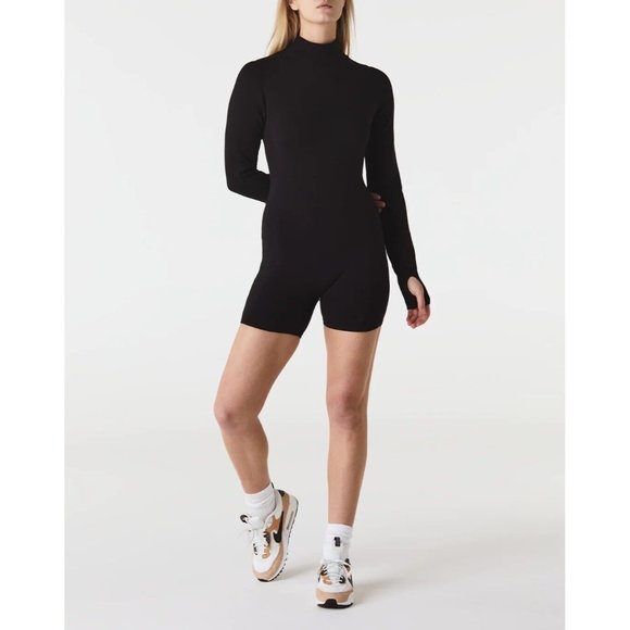 Nike Pants - Nike Every Stitch Considered $400 Black Women's Bodysuit Made in Italy Jumpsuit